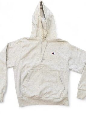 Champion Light Heather Gray Pullover Hoodie